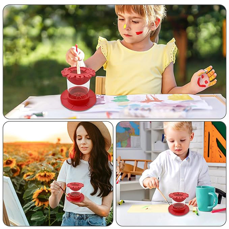 Paintbrush Cleaning Tool, Painting Brush Scrubber Board Cleaner Detachable