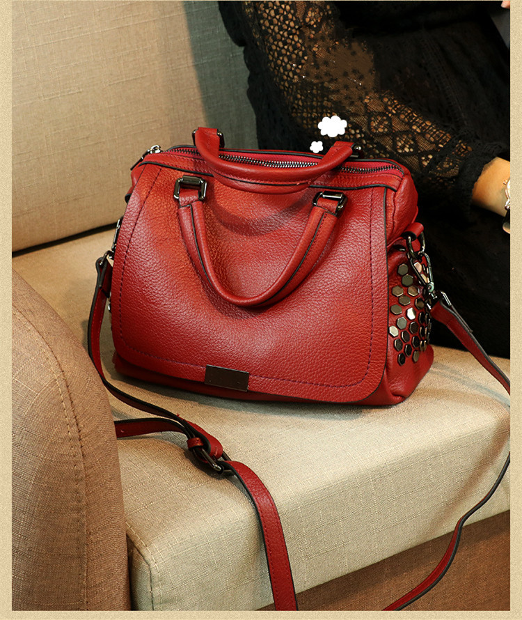Retro One shoulder All match Female Bag Red - Shop at LoveMi