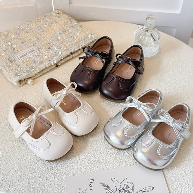 Sweet Bow Princess Shoes For Little Girls, Korean Edition Fashion, Single Shoes For Girls, Children's Shoes — foto 5