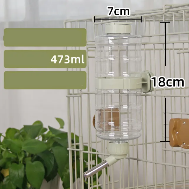 Pet Hanging Water Drinking Bottle Daily Necessities Green - Shop at LoveMi