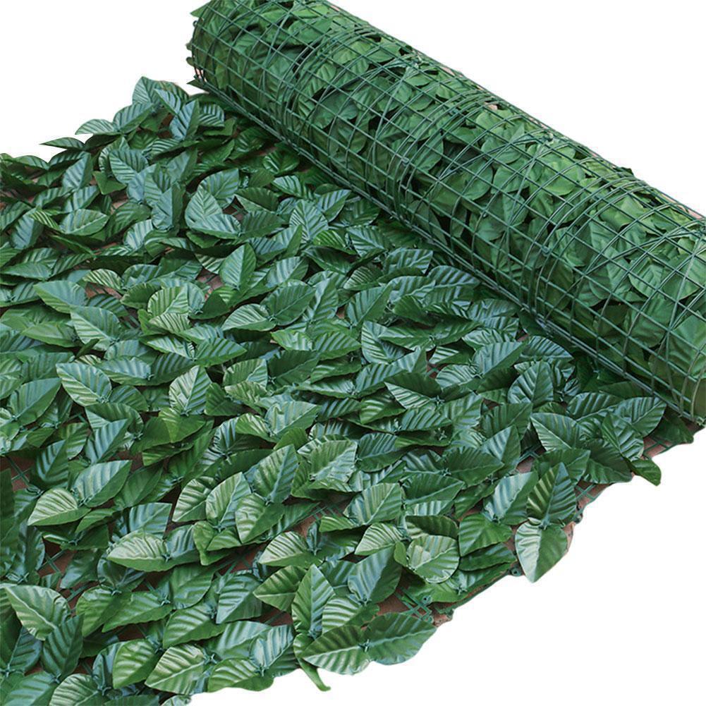 3 M Artificial Hedge Fake Ivy Leaf Garden Fence Privacy Screening Roll Wall — image 10