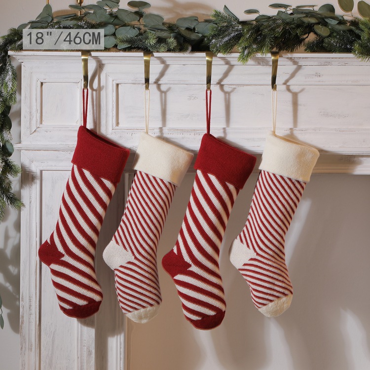 Knitted Christmas Gift Decorative Socks