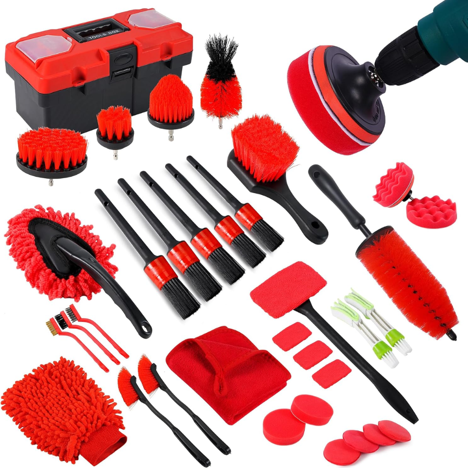 35-Piece Car Detailing Kit, Complete Car Cleaning & Wash Set