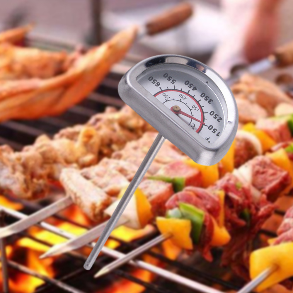 Bimetal thermometer semicircular thermometer (photo color)
