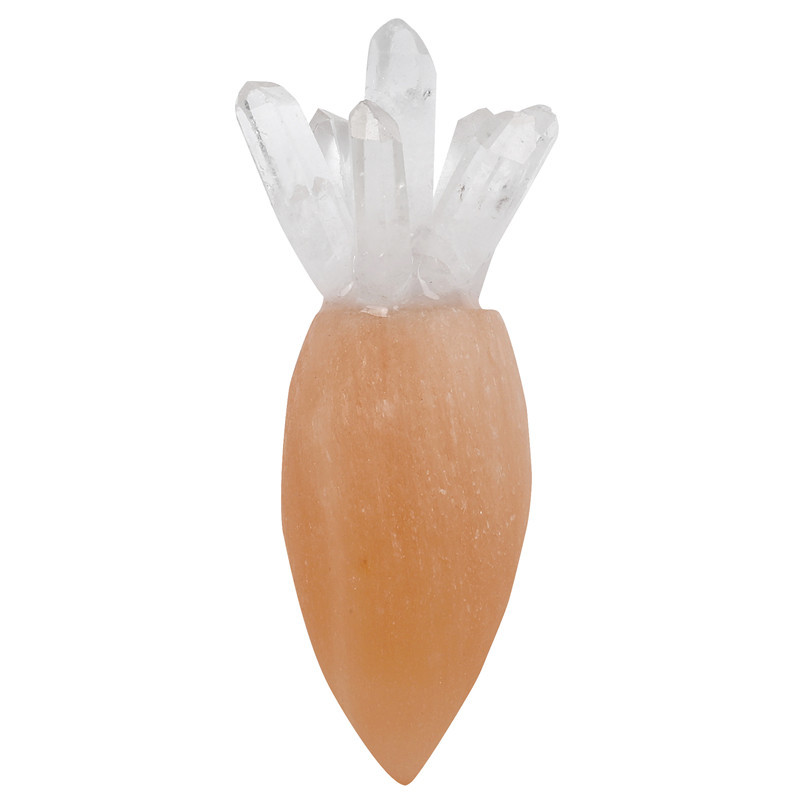 Best Selling Source Of Natural Gypsum Crystal Carrot Ornaments - 2