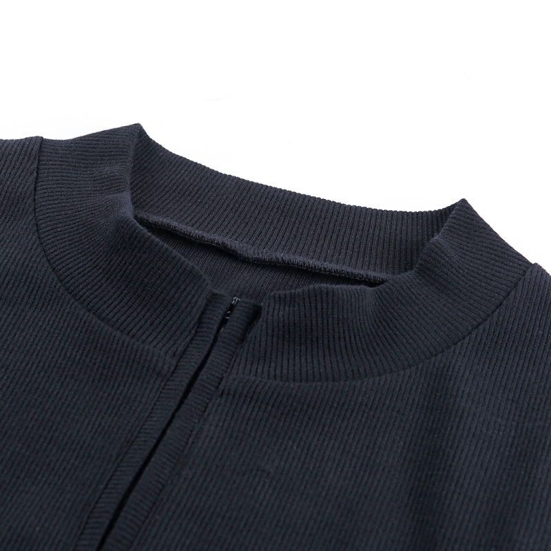 Temperament High-neck Long-sleeved Dress Women Autumn Europe And America