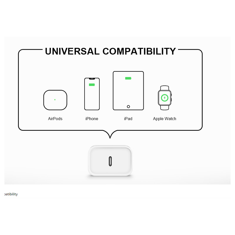 USB C Charger Block, Charger Block 24W PD Power Adapter — foto 4