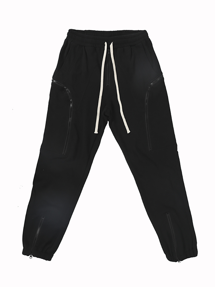 Title 2, Pantalon de jogging homme slim en coton avec fe...