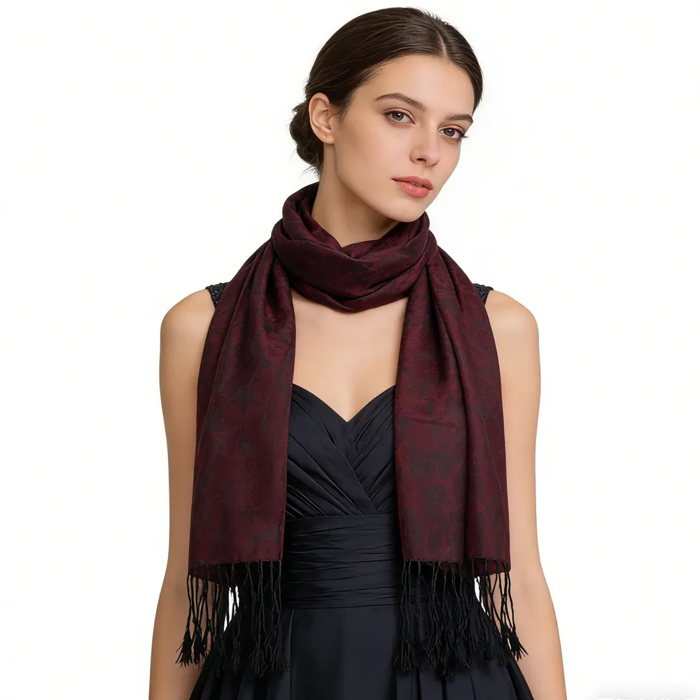 Floral Romantic Jacquard Florals On Vivid Magenta