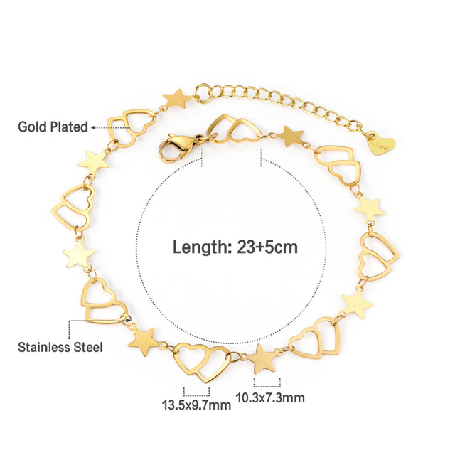 Title 8, Stainless Steel Anklet Chain Foot Ornaments Fem...