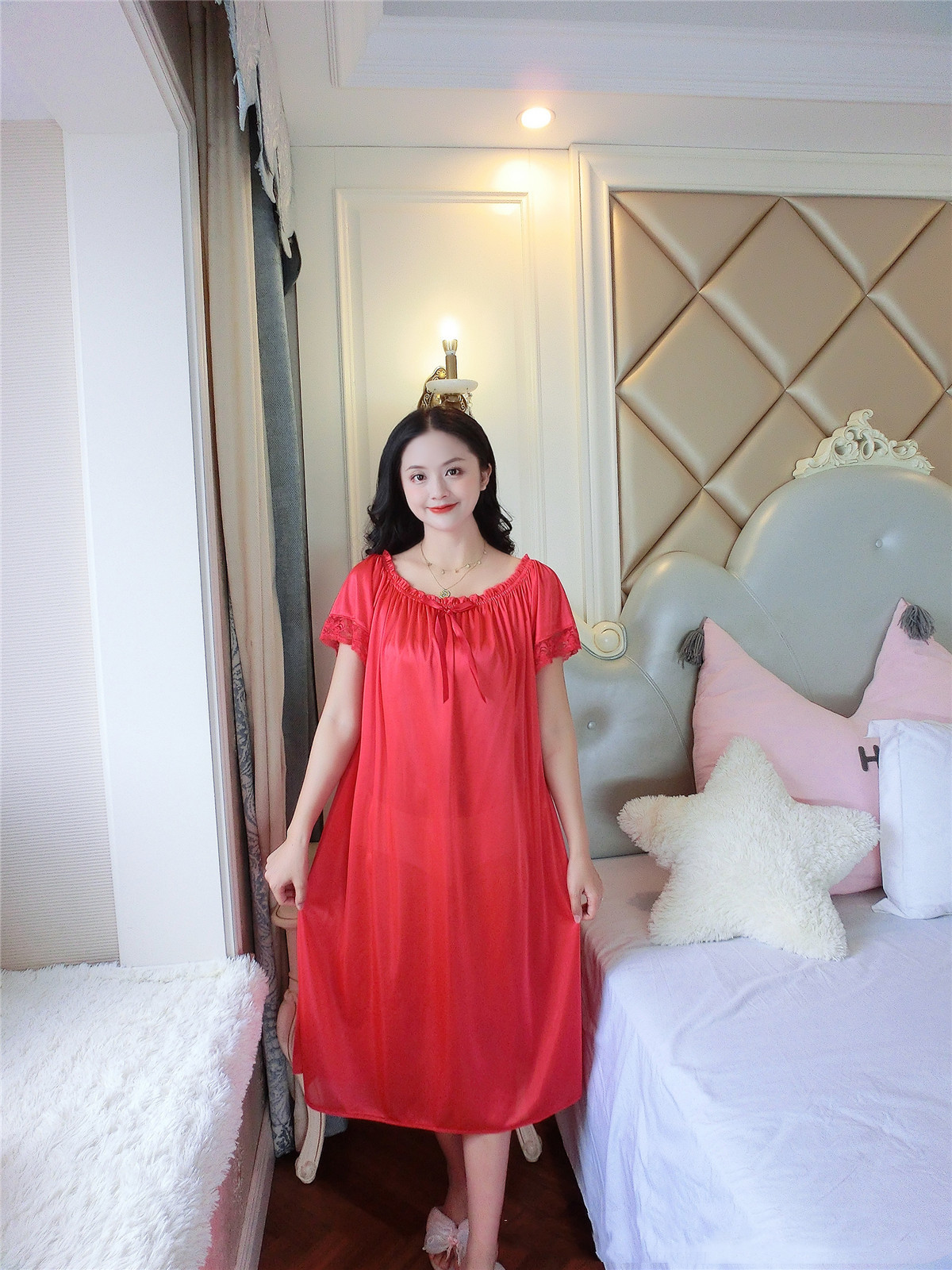 Title 9, Short Sleeve Nightdress Women