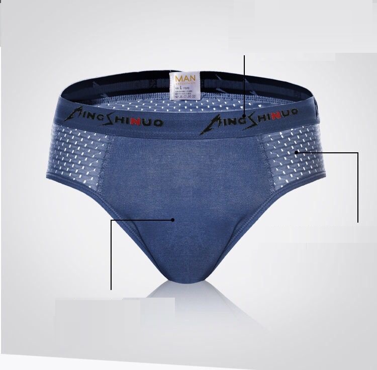 Modal Ice Silk Breathable And Comfortable Mid Rise Youth Triangle Shorts