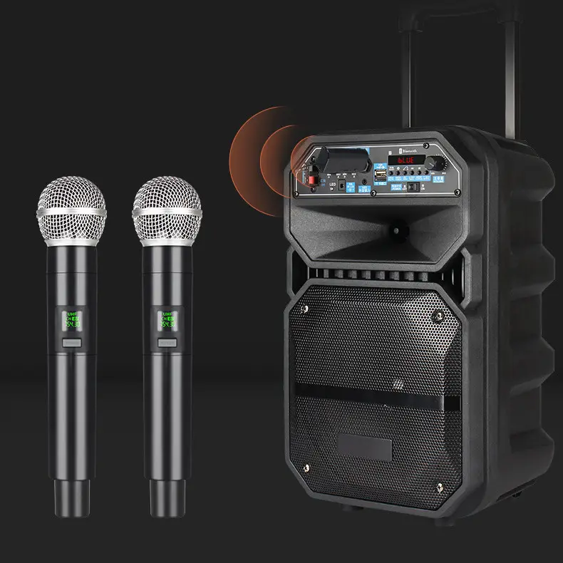 Microphone Wireless One for Two Home Sound Card