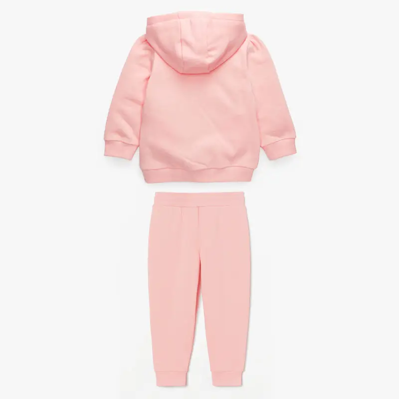 Girls' Fleece Suit Long Sleeve Hooded