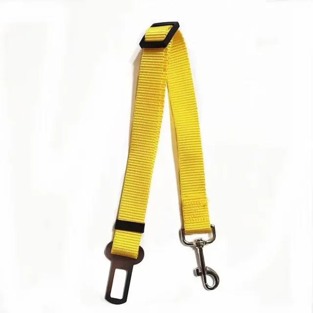 Pet Supplies Dog Car Dog Seat Belt Harness Leash Dog Collar Adjustable Seatbelt Leash For Small Medium Dog Traveling Accessories Yellow - Shop at LoveMi