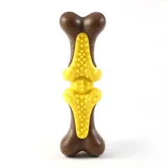 Dog Chew Toy For Large Dogs, Rubber Bone Dog Toys For Aggressive Chewers Large Breed, Teething Chew Toys Medium Dogs, Interactive Dental Health Aid... - View 1