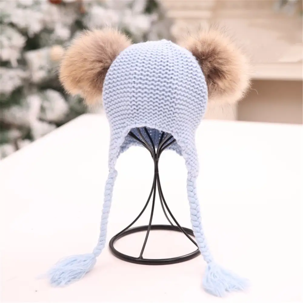 Baby Knitted Hat Keeps Warm In Autumn And Winter