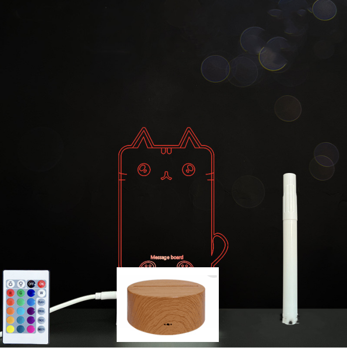 3D Acrylic Board Handwriting Message Board LED Light - Image 48