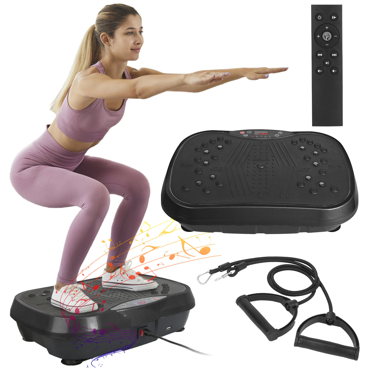 Vibration Plate Full Body Workout Circulation Fitness Exercise Machine