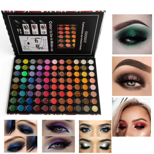 88 Colors Eye Shadow Pearlescent Matte Mix Pack Mixed Pack - Shop at LoveMi