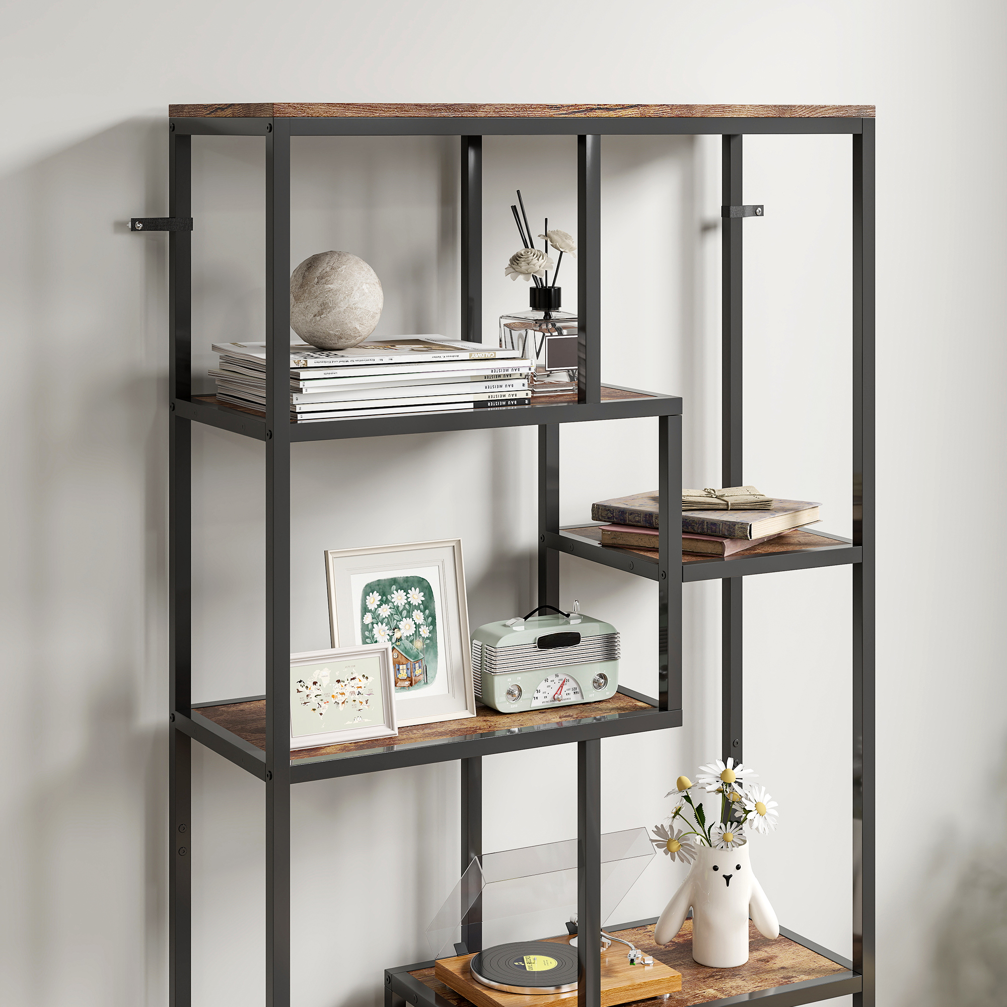 Seven Layer Geometric Bookshelf — image 9