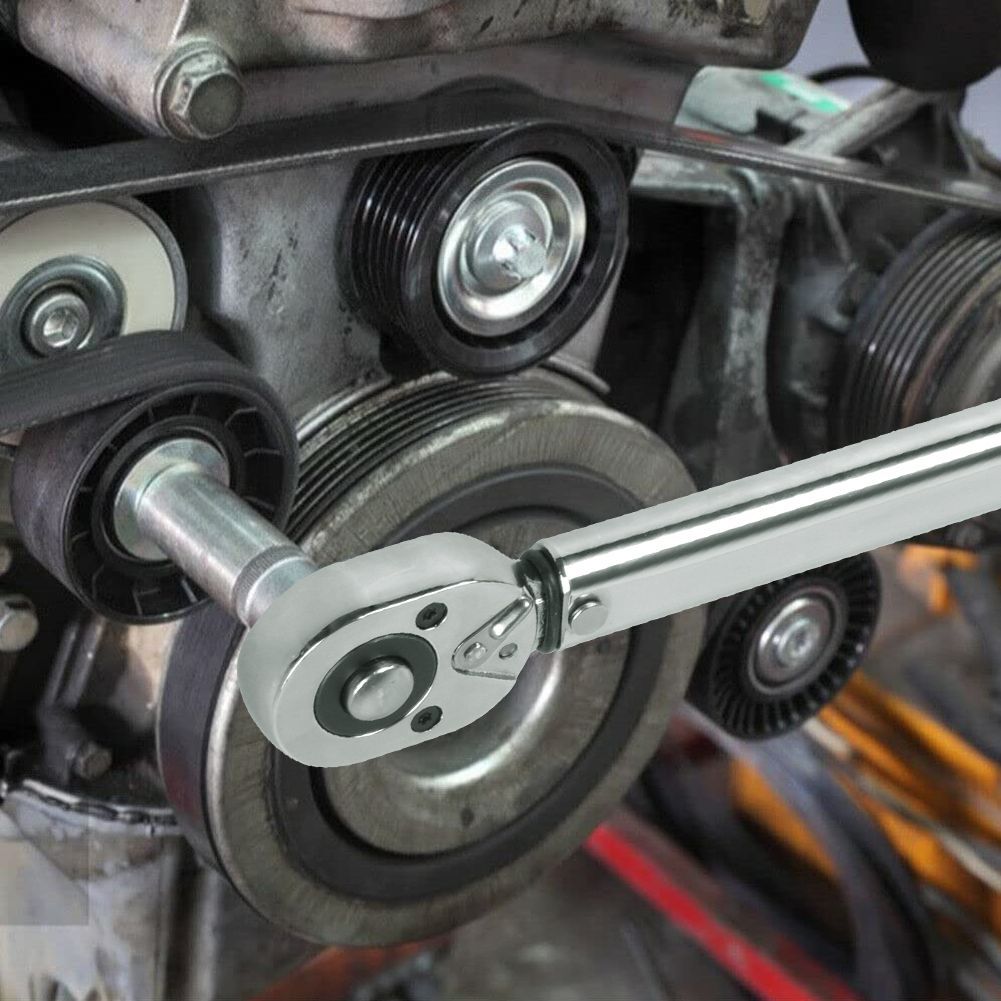 7pcs 1 2 Inch Ratcheting Torque Wrench 28 - 210Nm With 17 19 21mm Drive Socket — image 5