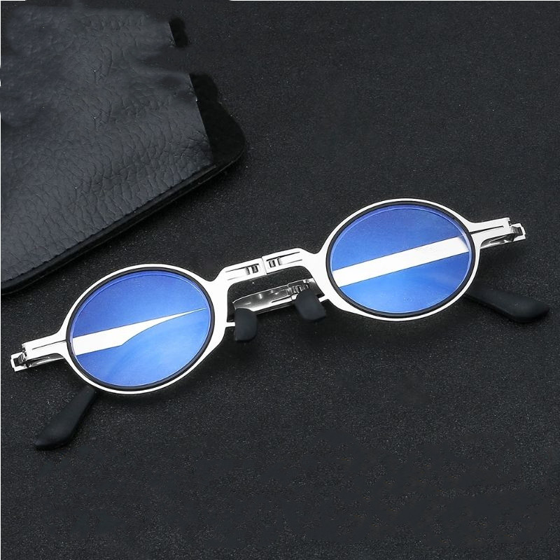 Title 3, Folding Portable Hyperopia Glasses, Metal Frame...