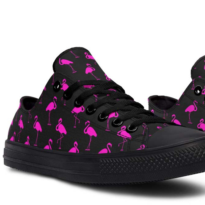 Fashion Printed Couple High Top Canvas Shoes