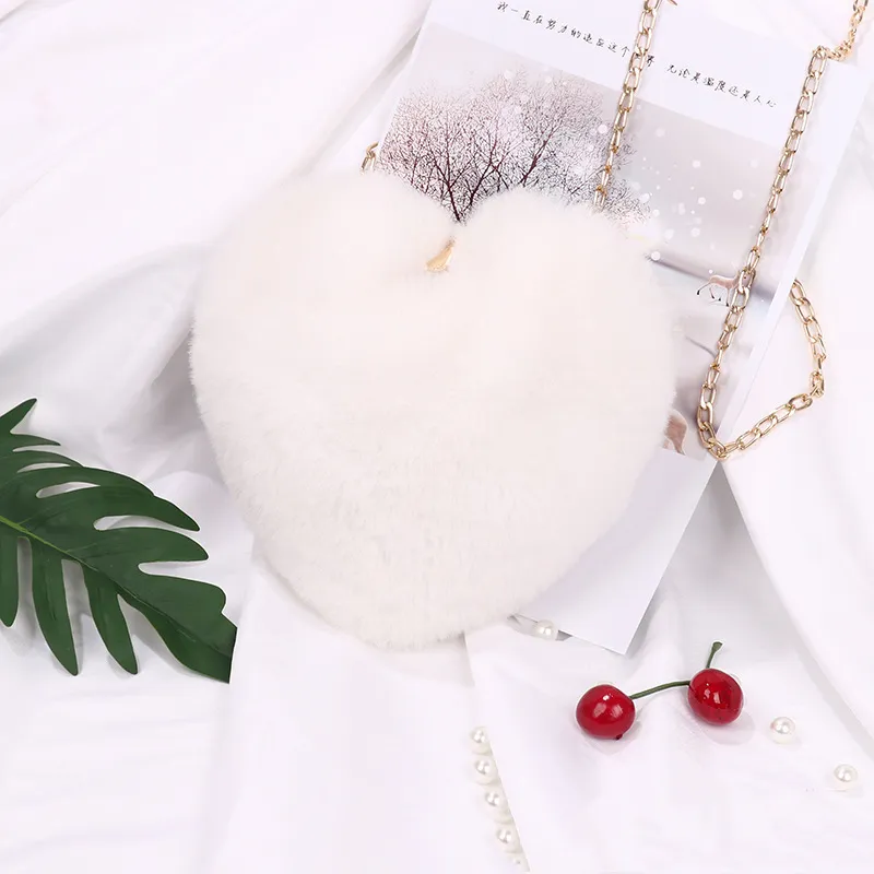 Love Bags For Women Plush Chain Shoulder
