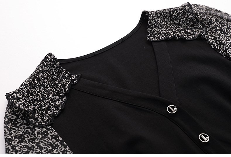 Spring Style Gentle V-Neck Dress