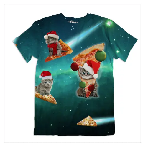 European And American Summer New 3D Printing Loose Comfortable Short Sleeve