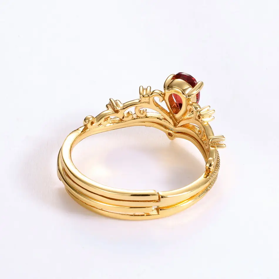 Niche Simple Original Design  Crown Ring