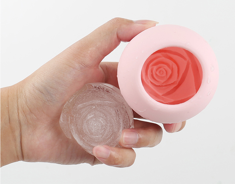 Title 1, Rose shape silicone ice cube mould