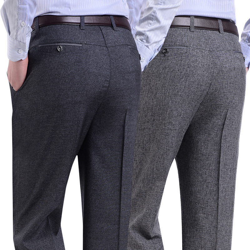 Title 7, Pantalones Casuales Holgados Rectos para Hombre...