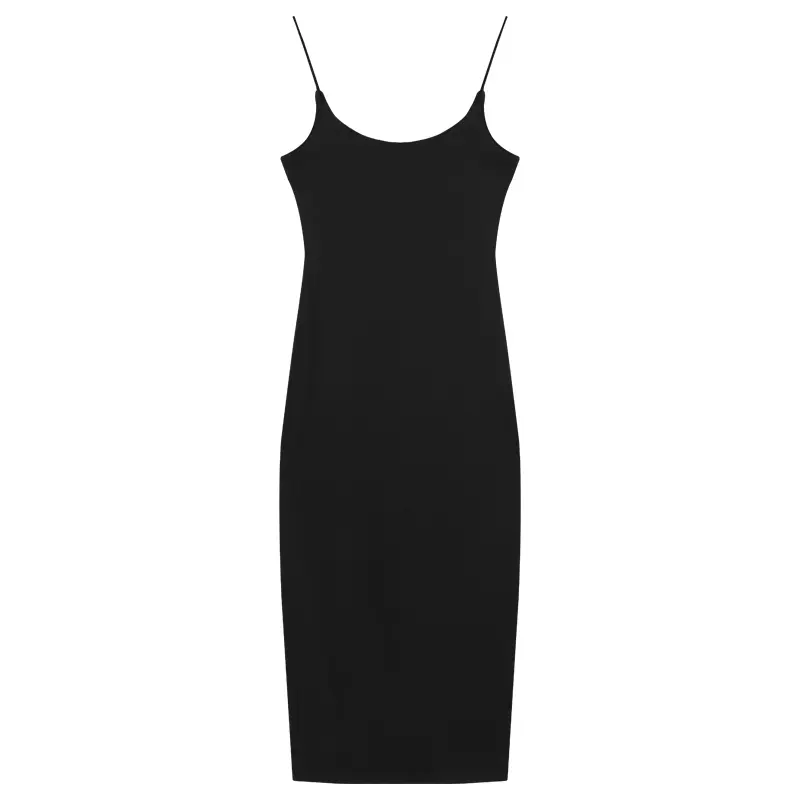 Women's Waist Slimming Slit Suspender Dress