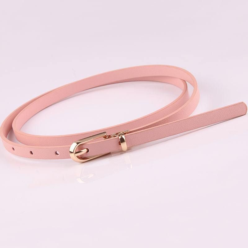 Title 3, Sweater Thin Belt Ladies All-match Pin Buckle P...