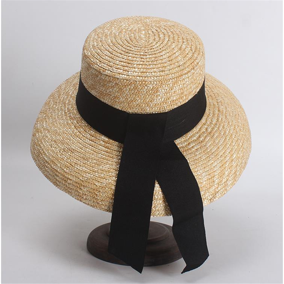 Straw Bell-shaped Elegant Retro Bell-shaped Big Brimmed Hat Sun