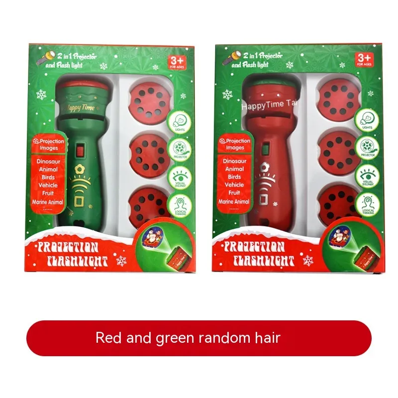 New Year Gift Christmas Gift Multifunctional Projector Luminous Toy Gift Children Baby Puzzle Star Light Flashlight – image 5