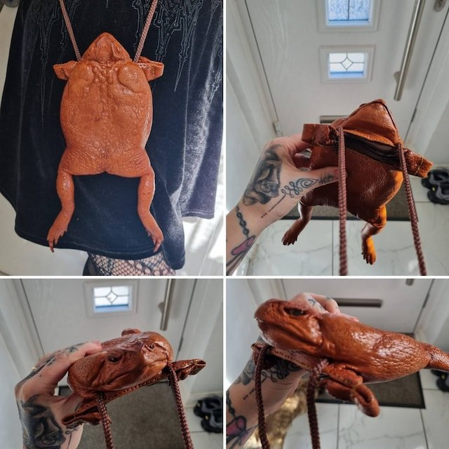 New Toads All Over Purse Yellow