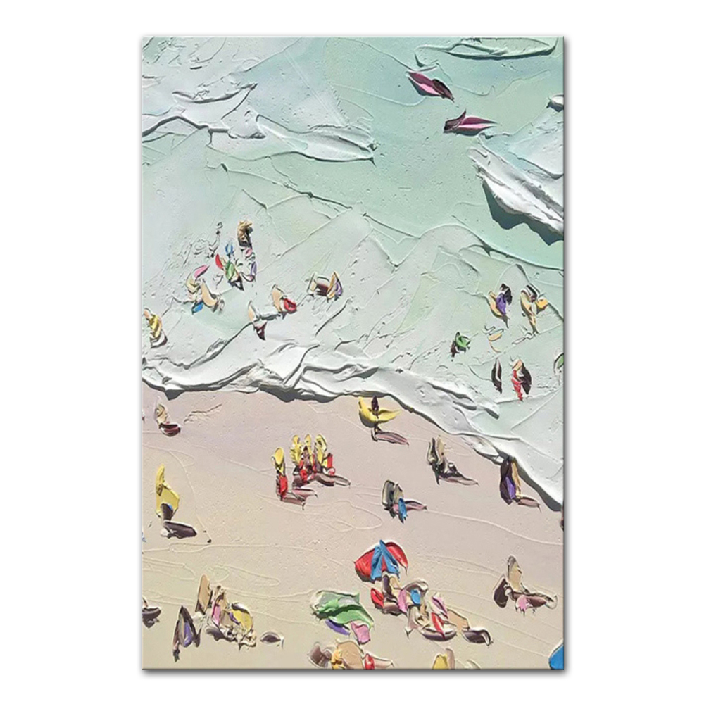 Beach Oil Canvas Wall Art, picture 8 of 12