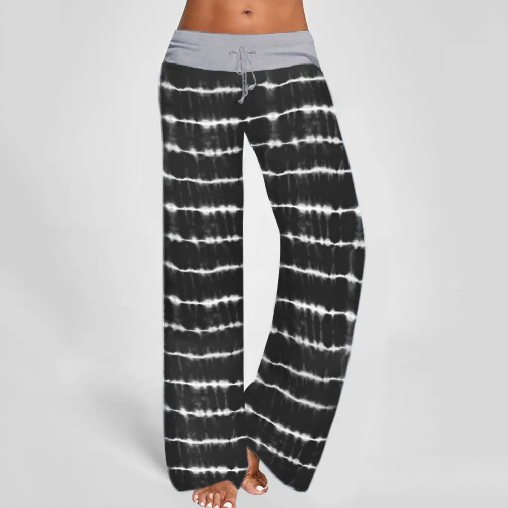 Outdoor Sports and Leisure Tie-dye Printed Yoga Pants