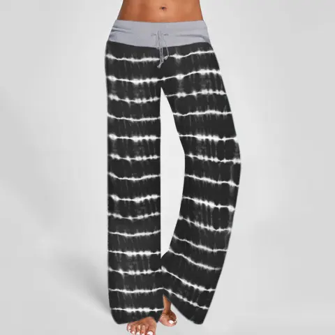 Outdoor Sports and Leisure Tie-dye Printed Yoga Pants