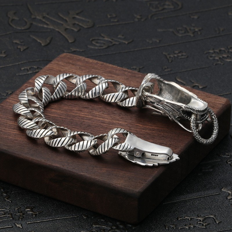 Fashion Creativity Men's Dragon Personality Trendy Bracelet