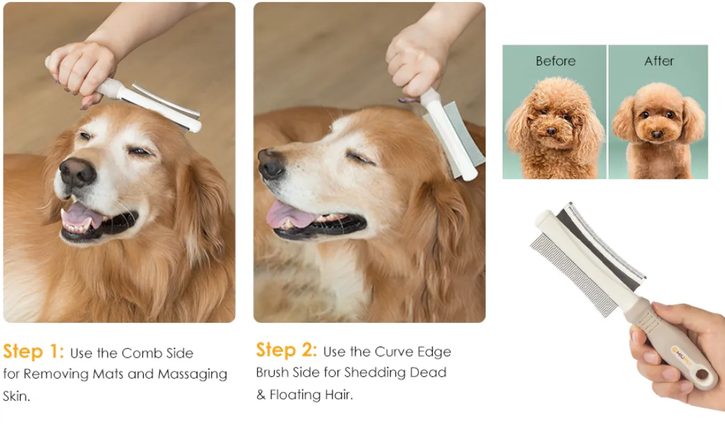 Brush Pet Hair Comb Lice Free Lice Comb Stainless Steel Teeth Head Lice Treatmen