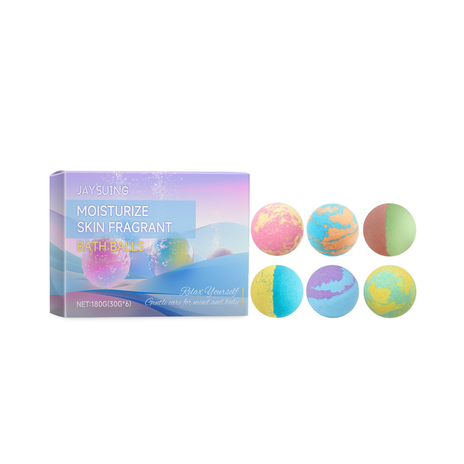 Bubble Shower Ball 30g X 6pcs-box