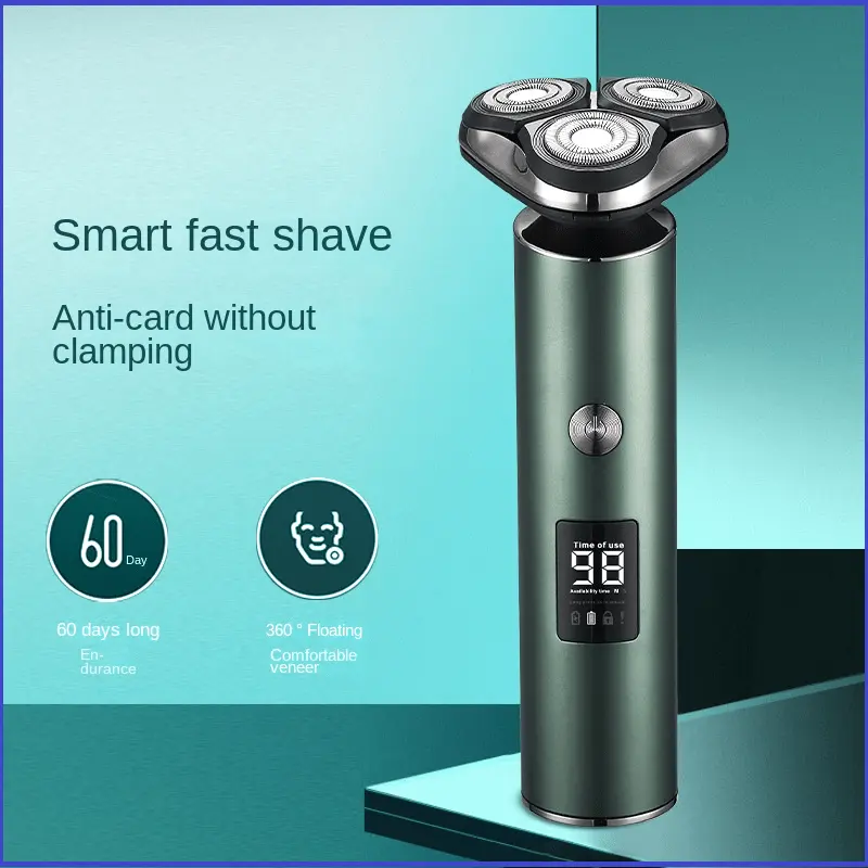 Men's Electric Shaver Triple Head Razor Travel