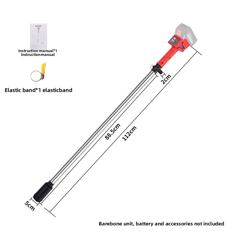 Rechargeable Lithium Battery Water Pump, Handheld Long Pole Multi-functional Water Pump For Swimming Pool Drainage, Garden And Vegetable Plot Irrigation — foto 13