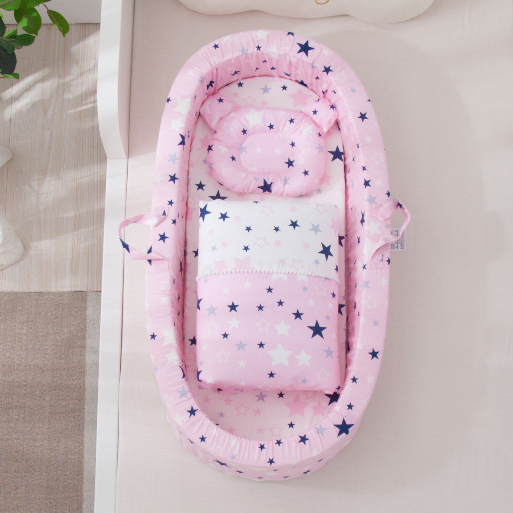 Septal Pad Crib Middle Bed Removable Circumference Anti-pressure High Edge - 9