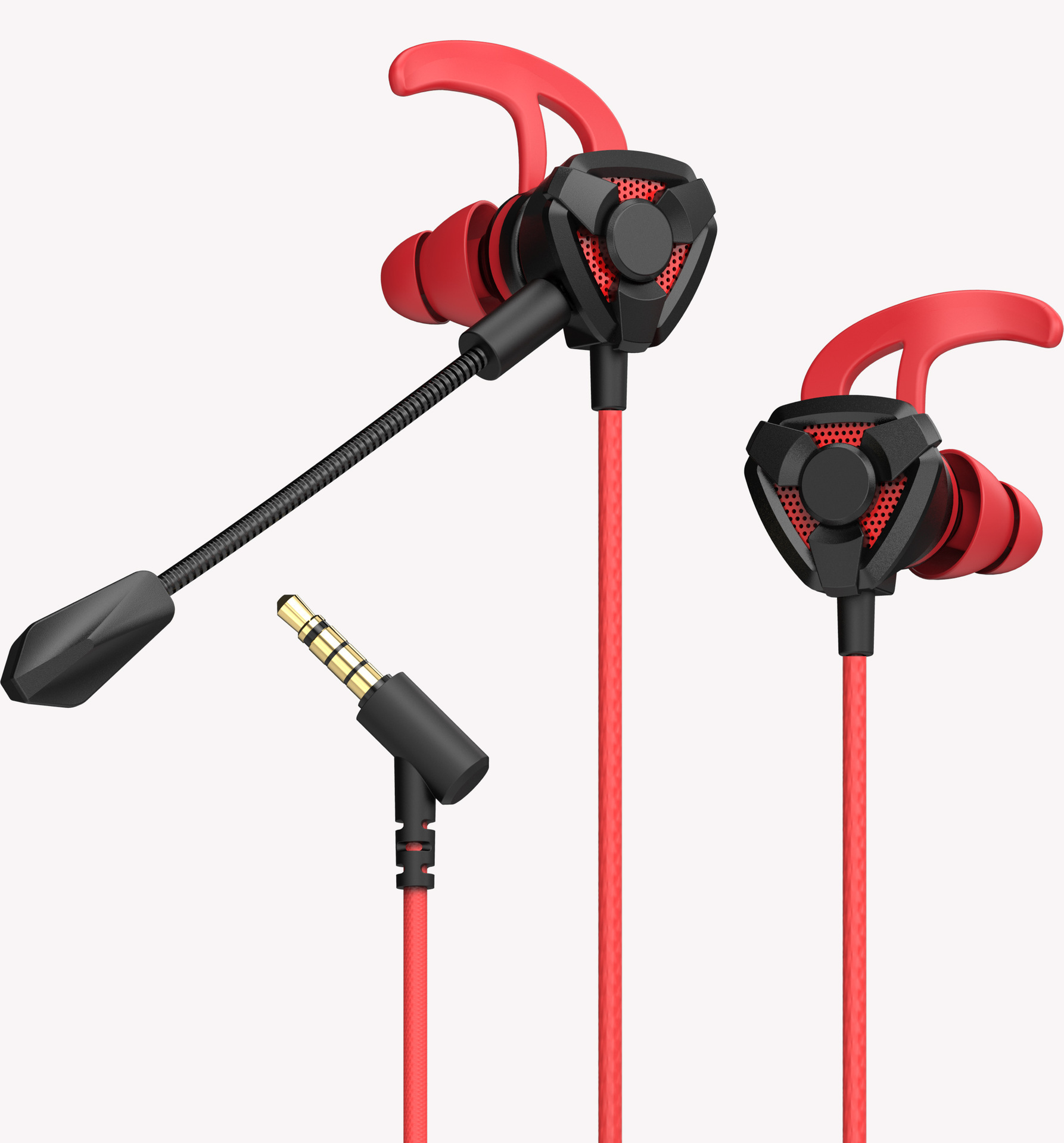 E-sports Headset With Microphone Pluggable Gaming Mobile Game