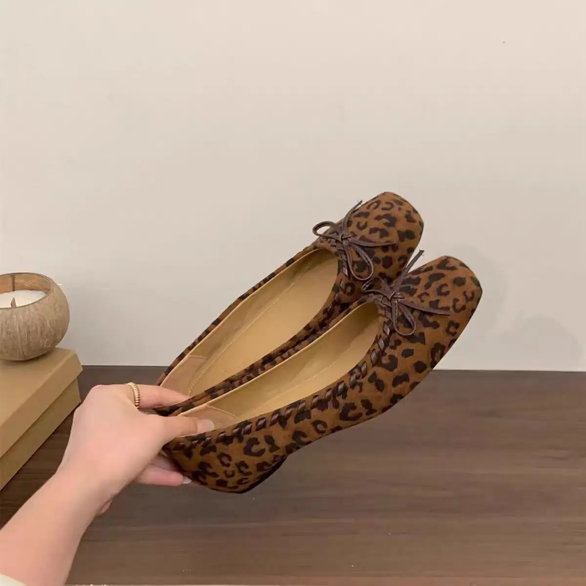 Women French Style Hidden Heel Ballet Flats, New Summer Slip-On Low Cut Mary Janes For Matching Dresses